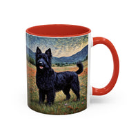 Croatian Sheepdog - Ceramic Accent Coffee Mug - Two sizes