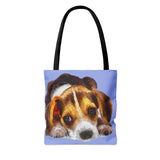 Beagle 'Daisy Mae' Tote Bag: Elegance Meets Playfulness