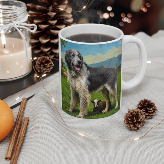 Romanian Carpathian Shepherd Dog Ceramic Mug 11oz