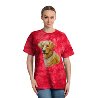 Golden Retriever Puppy Tie-Dye Tee, Crystal