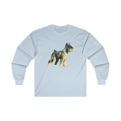 Schnauzer - Unisex Cotton Long Sleeve Tee