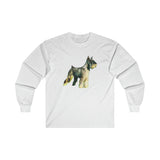 Schnauzer - Unisex Cotton Long Sleeve Tee