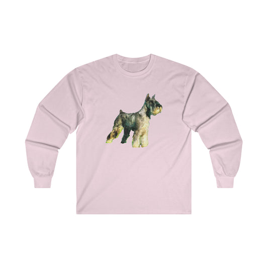 Schnauzer - Unisex Cotton Long Sleeve Tee