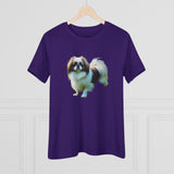 Japanese Chin - Women's Relaxed Cotton Tee