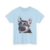 German Shepherd 'Sly' Unisex Heavy Cotton Tee