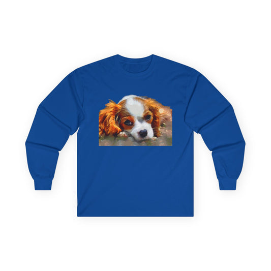 Cavalier King Charles Spaniel Unisex Cotton Long Sleeve Tee