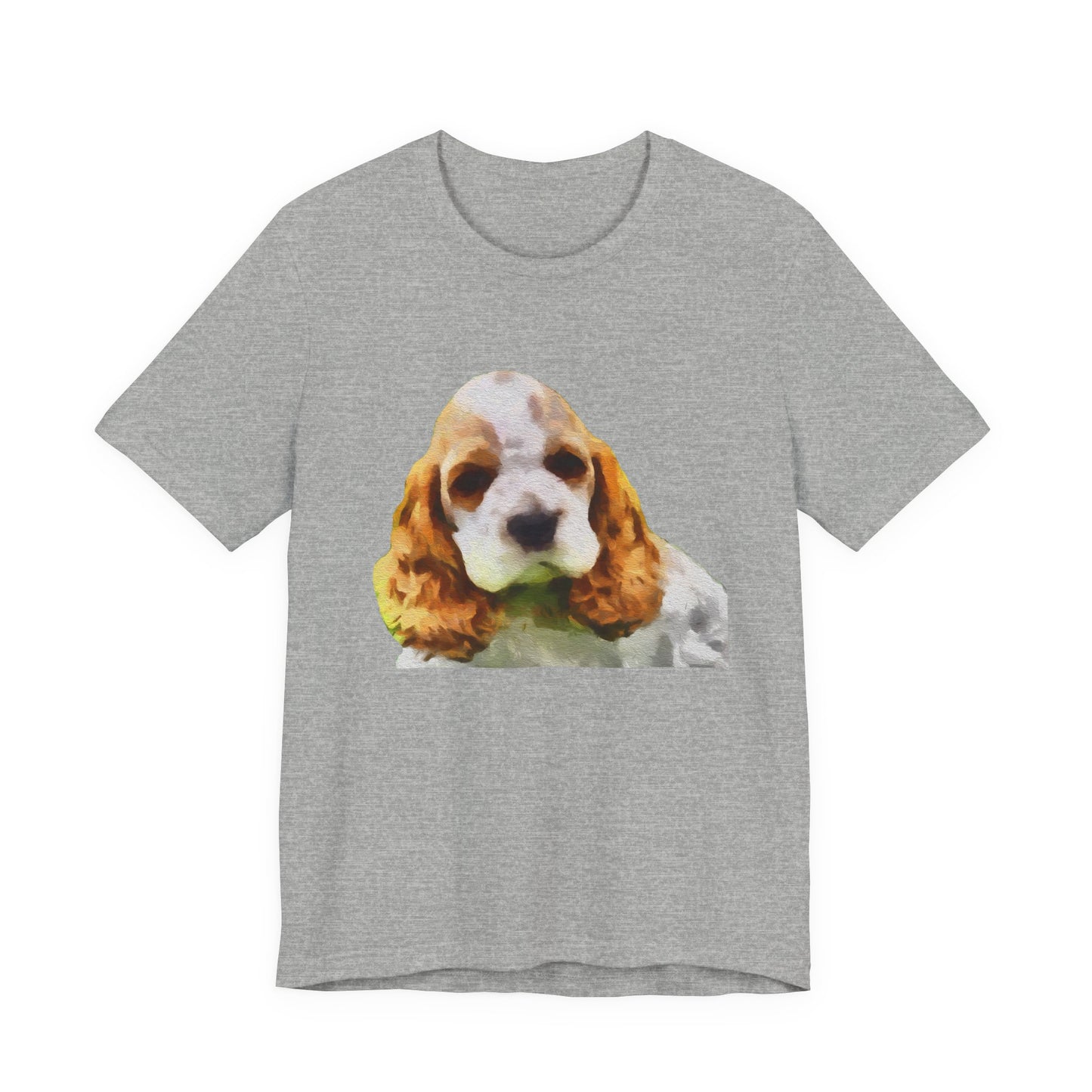 Cocker Spaniel 'Hogan' Unisex Jersey Short Sleeve Tee by DoggyLips ™