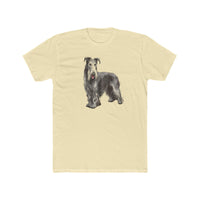 Scottish Deerhound Men's Fitted Cotton Crew Tee