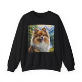 German Spitz Unisex 50/50 Crewneck Sweatshirt
