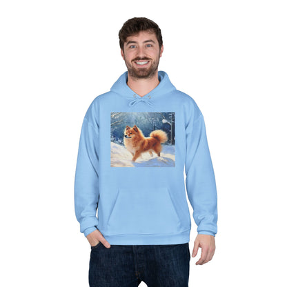 Finnish Spitz - Cozy Fleece Lined Pullover Hoodie