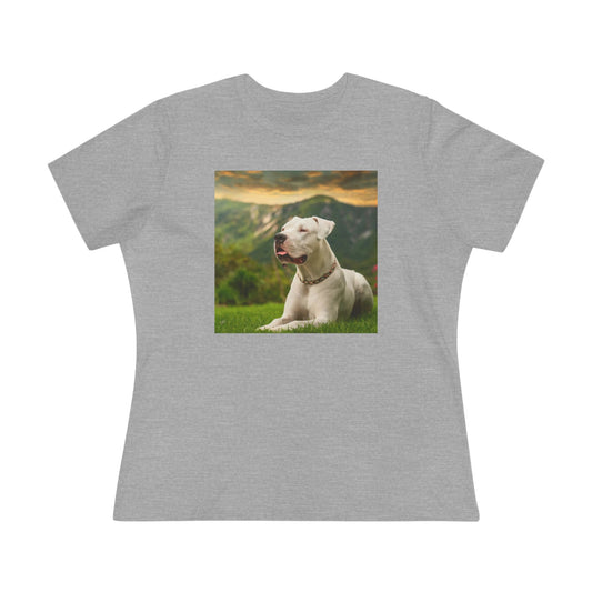 Dogo Argentino Women's Relaxed Fit Cotton Tee