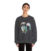 Japanese Chin. -  Unisex 50/50 Crewneck Sweatshirt