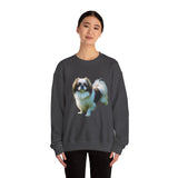 Japanese Chin. -  Unisex 50/50 Crewneck Sweatshirt