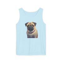 Pug - Unisex Relaxed Fit Garment-Dyed Tank Top