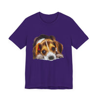 Beagle 'Daisy Mae' Unisex Jersey Tee: Comfort Meets Charm