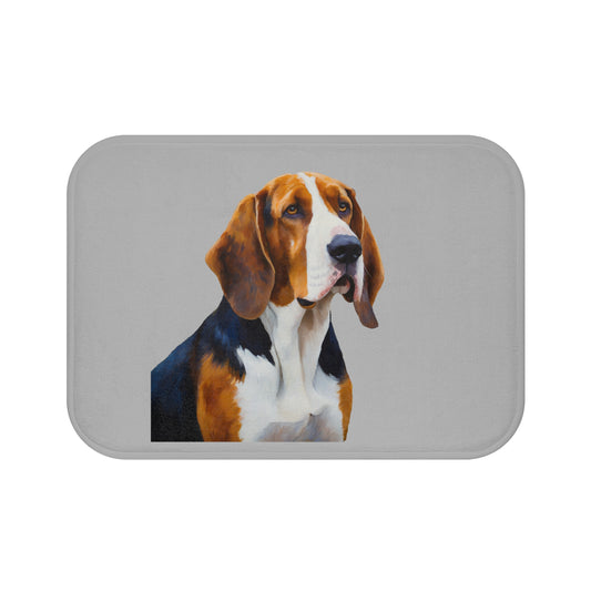 Whimsical American English Coonhound Bathroom Rug Mat