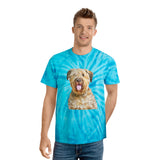 Bouvier des Flandres Unisex CottonTie-Dye Tee, Cyclone