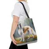 Borzoi 'Russian Wolfhound' Tote Bag