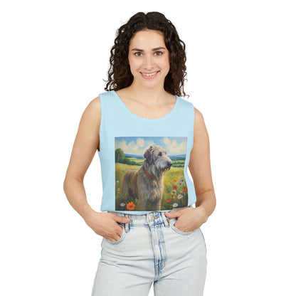 Irish Wolfhound Unisex Relaxed Fit Garment-Dyed Tank Top