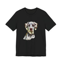 Dalmatian 'Impressionistic' Unisex Jersey Short Sleeve Tee