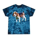 American Foxhound Unisex Tie-Dye Tee, Crystal