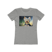 Yorkie #3 Women's Fitted Ringspun Cotton Tee