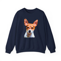 Rat Terrier Unisex 50/50  Crewneck Sweatshirt