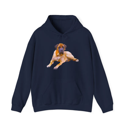 Mastiff 'Muary' Unisex 50/50 Hooded Sweatshirt