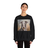 Scottish Deerhound 50/50  Crewneck Sweatshirt