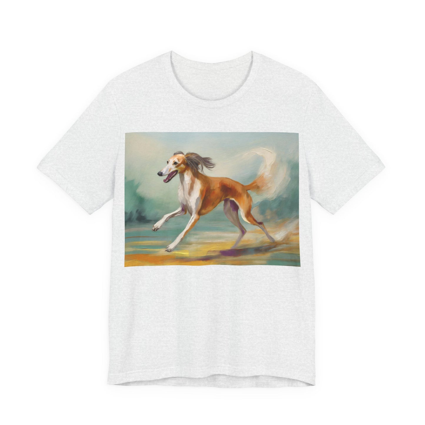Saluki 'On the Run' Unisex Jersey Short Sleeve Tee