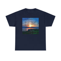 Sifnos (Greece) Sunset #2 - Unisex Heavy Cotton Tee