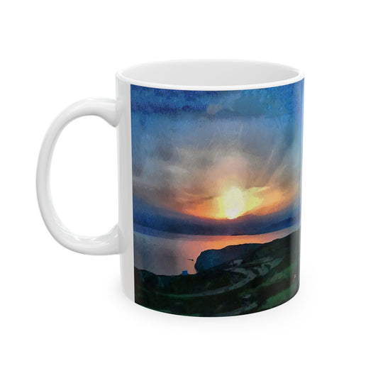 Sifnos Sunset (Greece) Ceramic Mug 11oz
