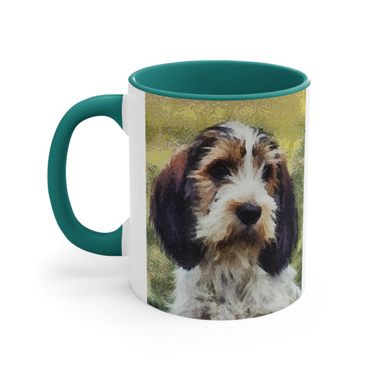Petite Basset Griffon Accent Coffee Mug, 11oz