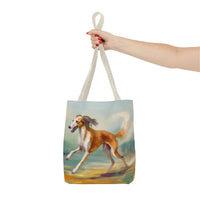 Saluki - Whimsical Dog Art Tote Bag -Perfect for Pet Lovers