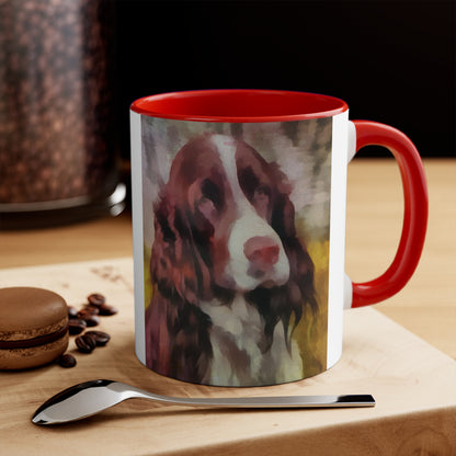 English Springer Spaniel Accent Coffee Mug, 11oz