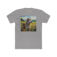 Irish Wolfhound Men's Fitted Cotton Crew Tee