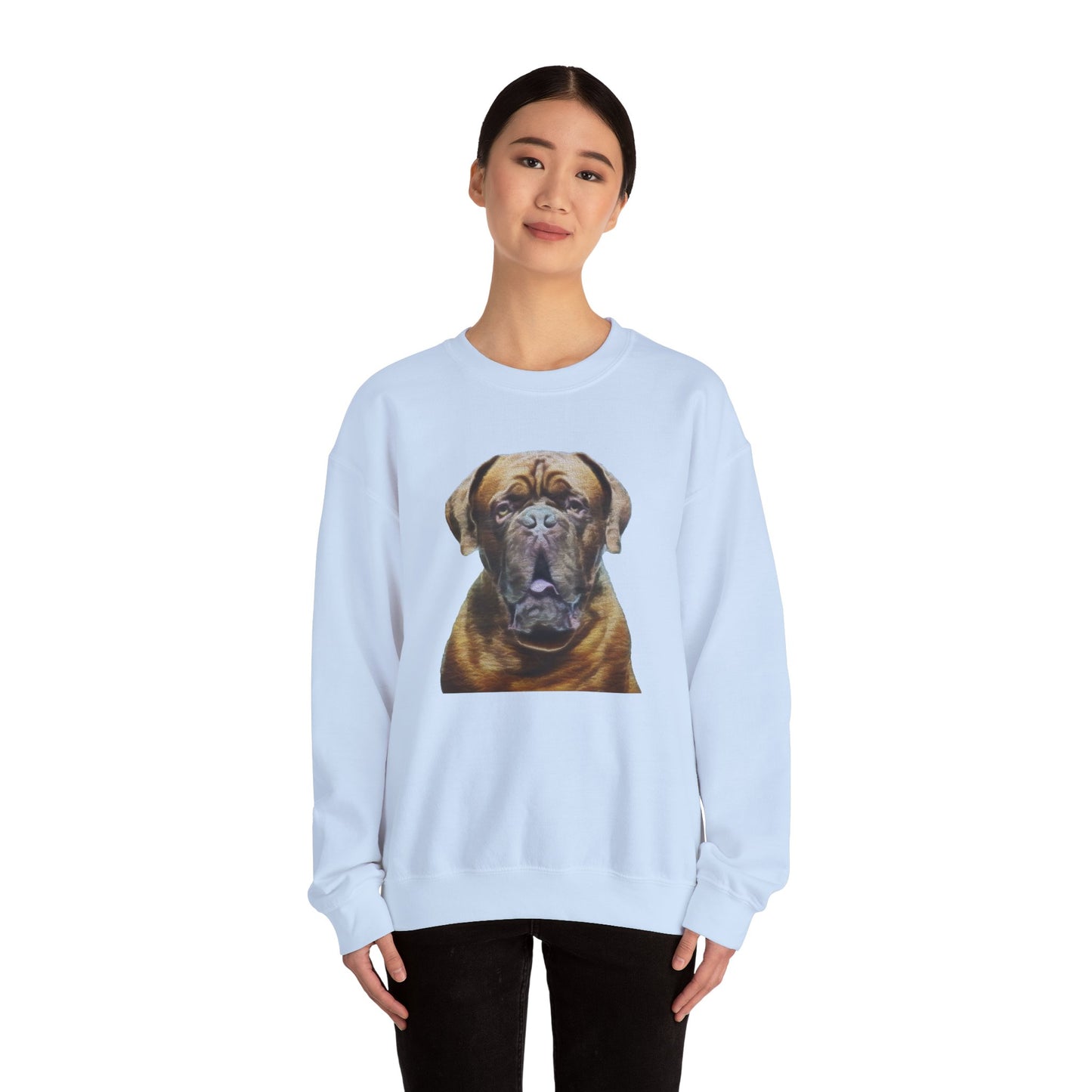 Dogue de Bordeaux Unisex 50/50 Crewneck Sweatshirt