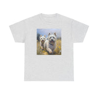 Cairn Terriers  -  Unisex Heavy Cotton Tee