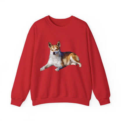 Norwegian Lundehund Unisex 50/50 Crewneck Sweatshirt by DoggyLips™