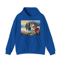 Shiba Inu Unisex 50/50 Hooded Sweatshirt