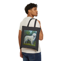 Slovensky Cuvac Cotton Canvas Tote Bag