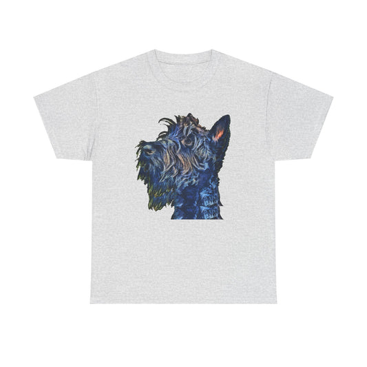Scottish Terrier 'Scottie' Unisex Heavy Cotton Tee