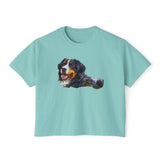 Bernese Mountain Dog #1 - Women's Oversized Boxy Tee