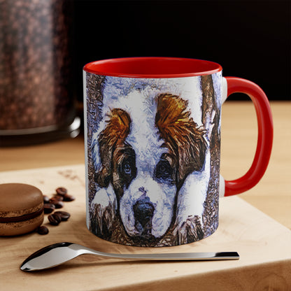 St. Bernard 'Sontuc' Accent Coffee Mug - Your Morning Companion