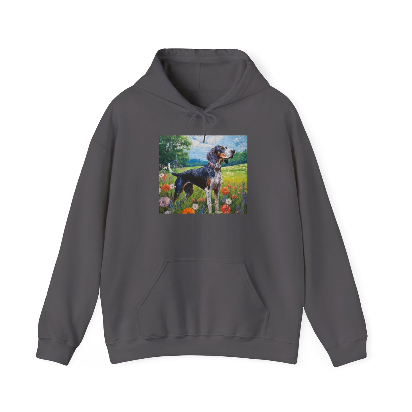 Bluetick Coonhound Unisex 50/50 Hooded Sweatshirt