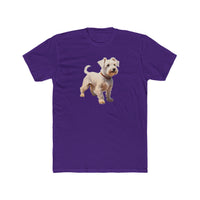 Sealyham Terrier Men's Fitted Cotton Crew Tee