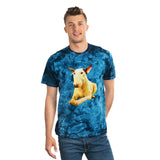 English Bull Terrier Unisex Tie-Dye Cotton Tee, Crystal