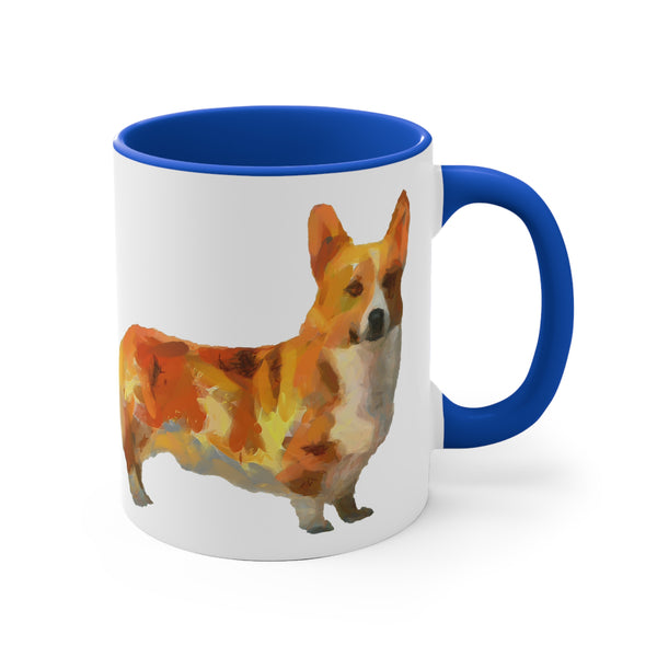Pembroke Welsh Corgi Accent Coffee Mug, 11oz