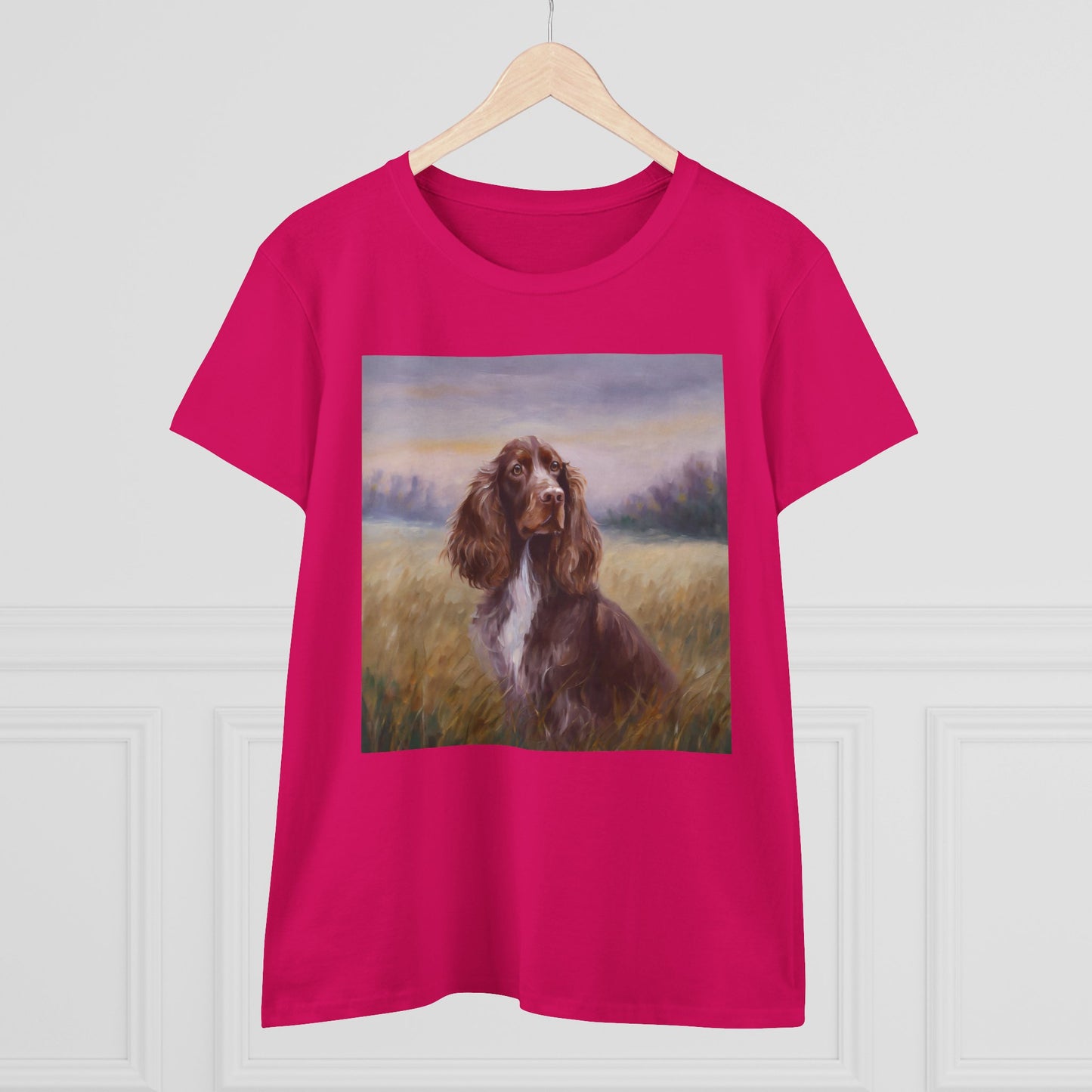 Field Spaniel Women's Midweight Cotton Tee