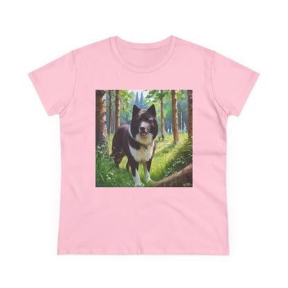 Karelian Bear Dog Women's Midweight Cotton Tee
